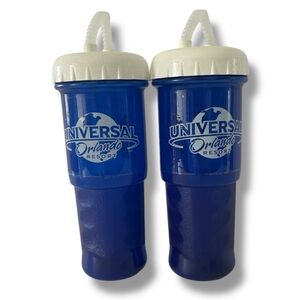 🦋 5/$25 - Universal Orlando Resort Souvenir Water Bottles - Set of 2 - NWOT